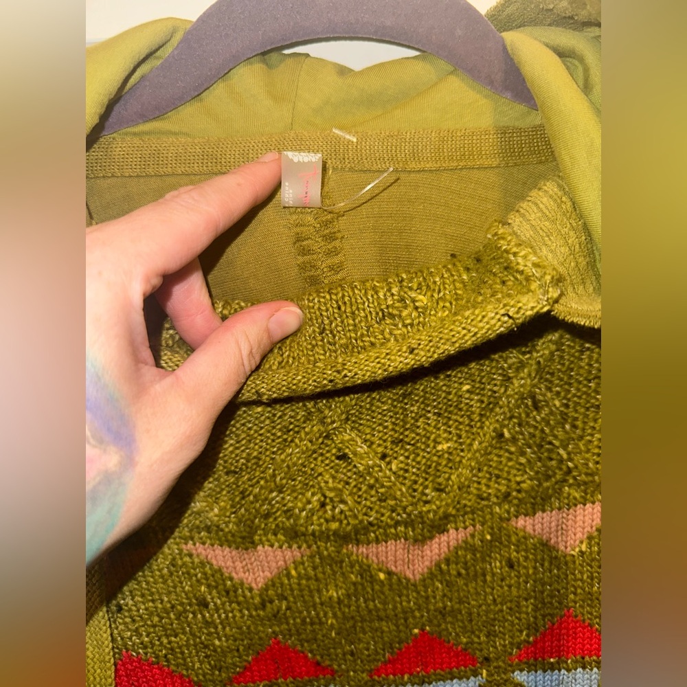 NEW FREE PEOPLE Powder Bunny Knit Sweatshirt - Picture 10 of 13